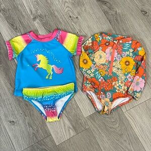 Bundle of 2❗️Size 12mo Bathing Suits- Like New